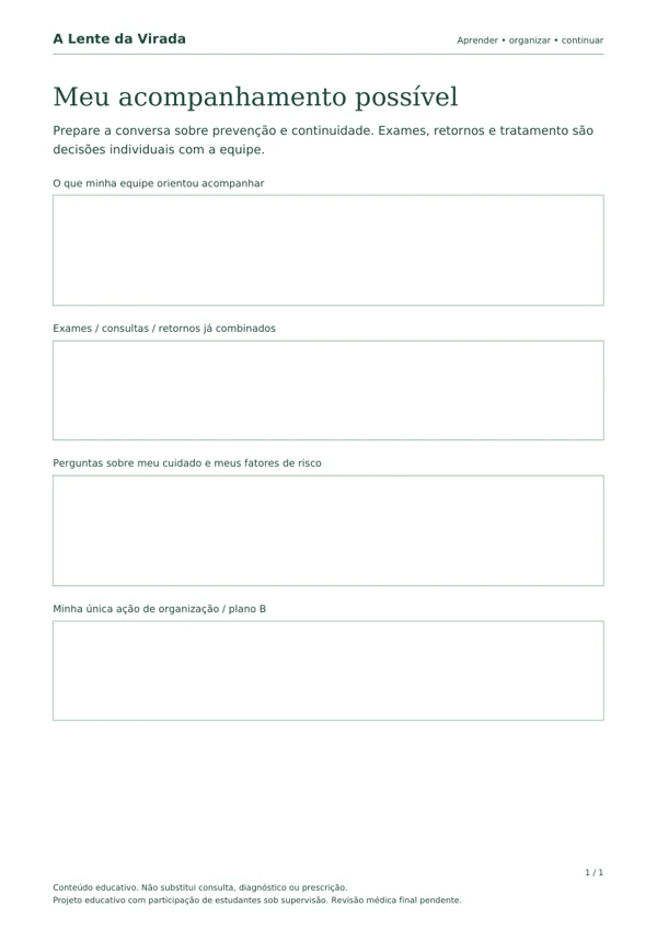 Primeira página do PDF Meu acompanhamento possível